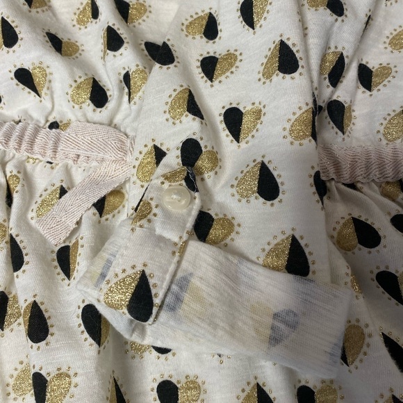 CAT & JACK GOLDEN SPARKLE HEART DRESS SIZE GIRLS XL (14-16) - Picture 4 of 6